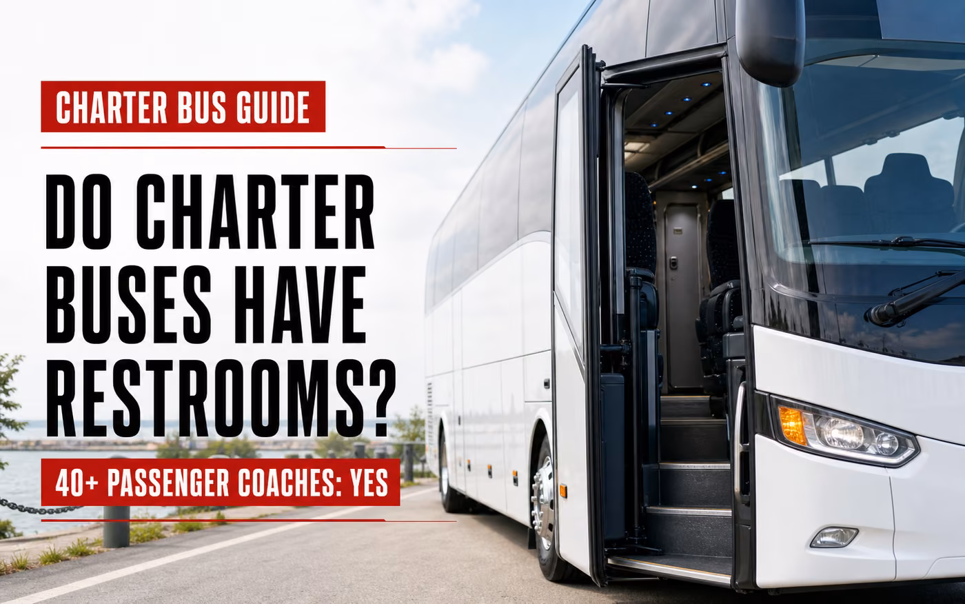 Guide to restrooms on charter buses