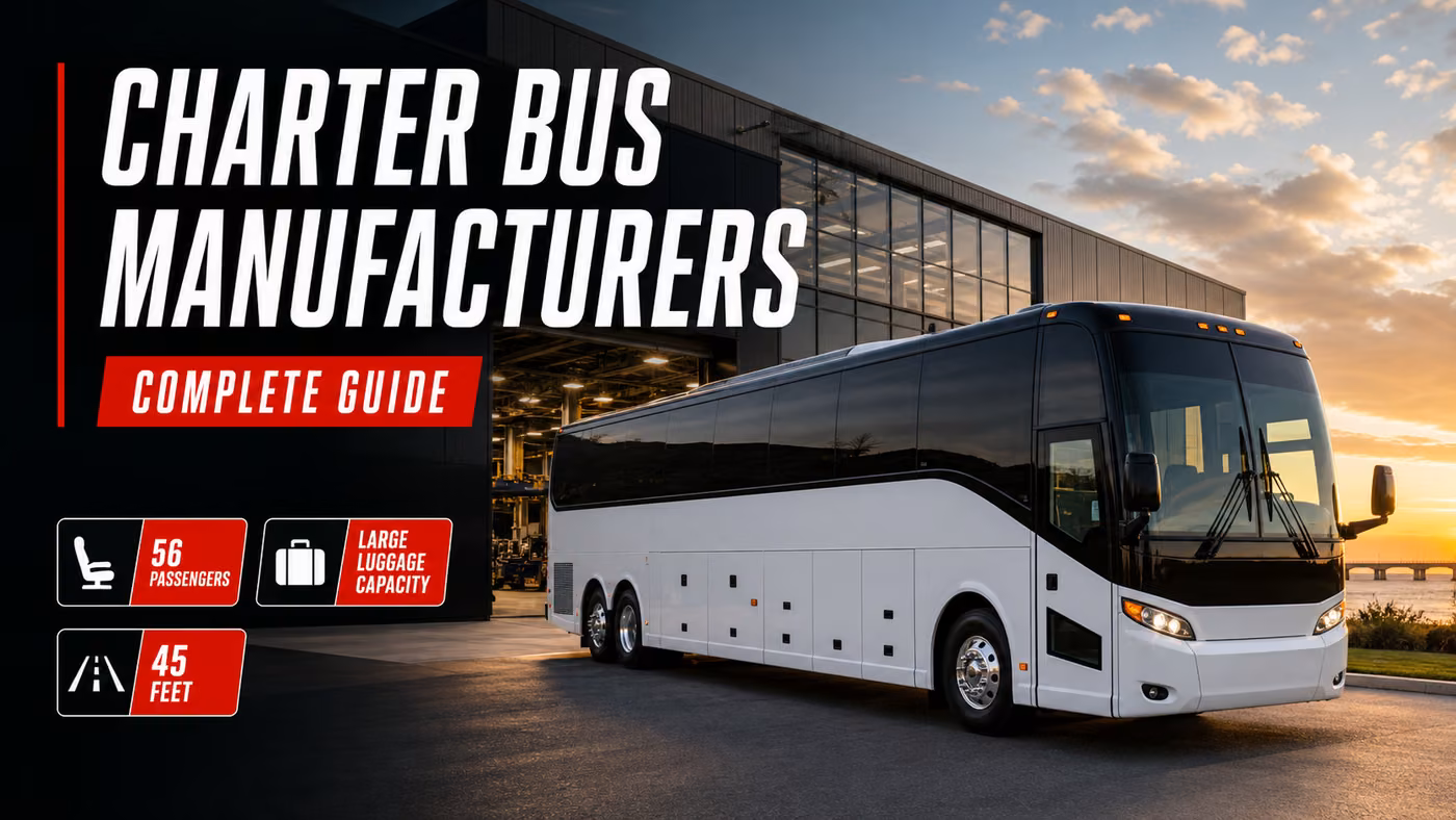 Complete guide to charter bus manufacturers