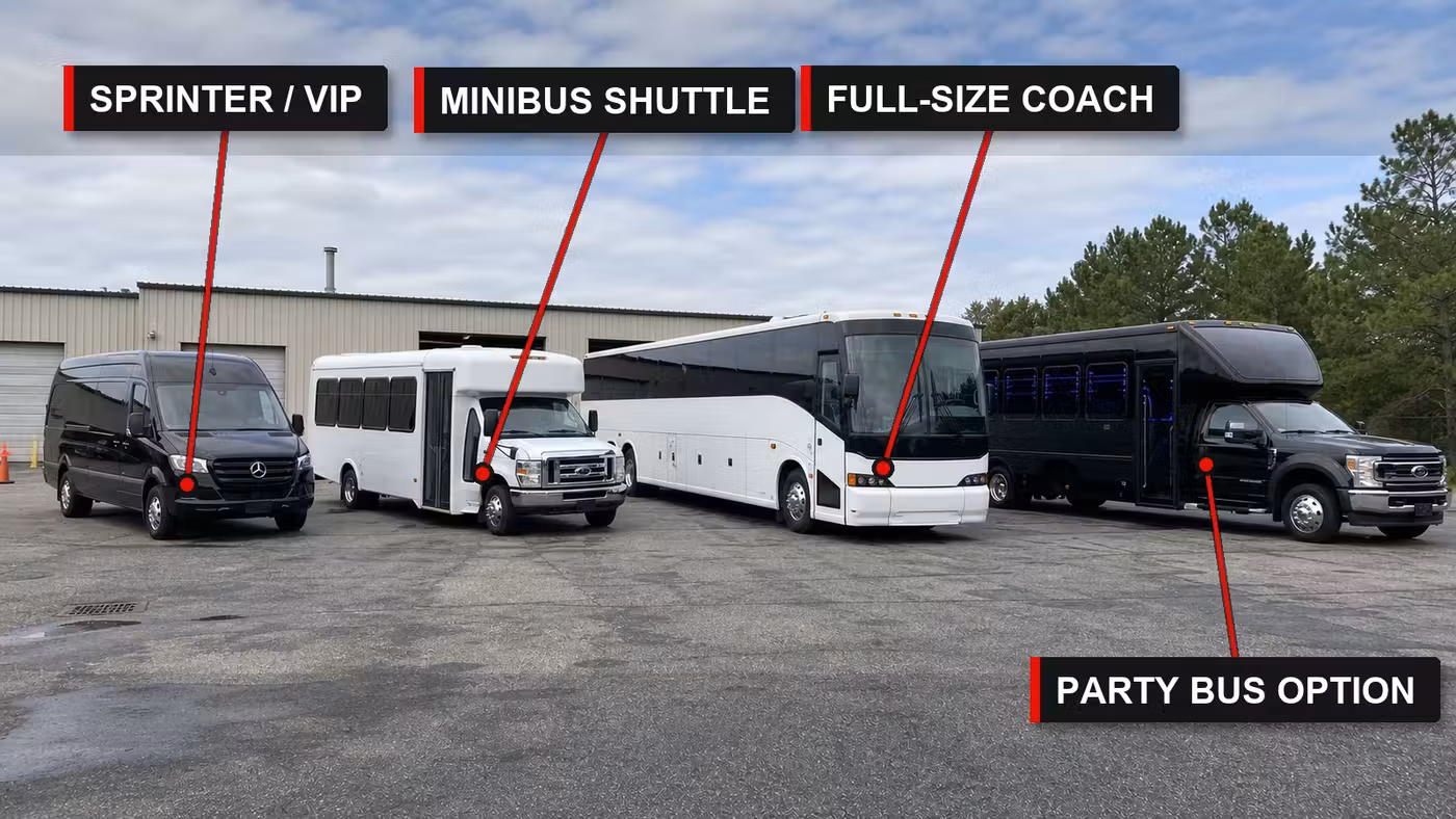 Washington Dulles airport shuttle and group bus transportation guide