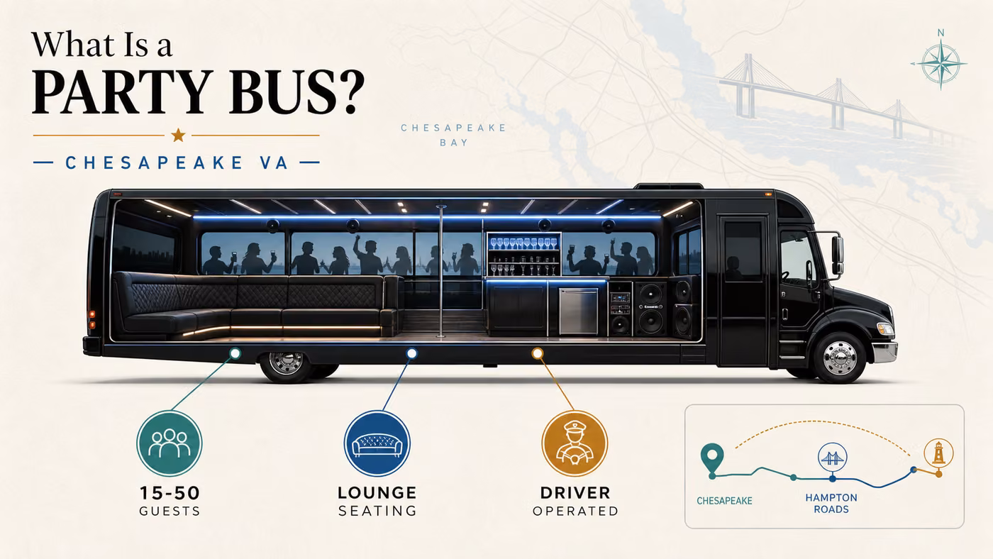 Complete guide to party bus rentals in Chesapeake