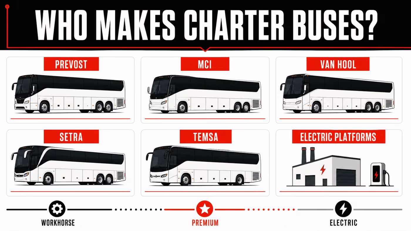 Complete visual guide to every bus type
