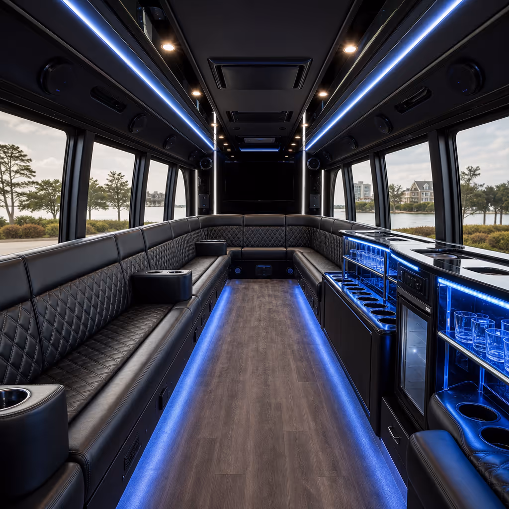 Chesapeake bachelor and bachelorette party bus rental photo 2