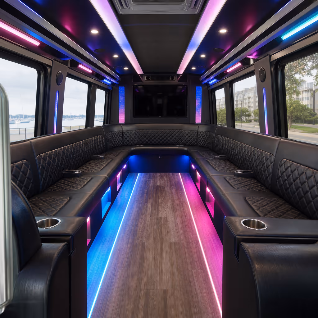 Chesapeake birthday party bus rental photo 2