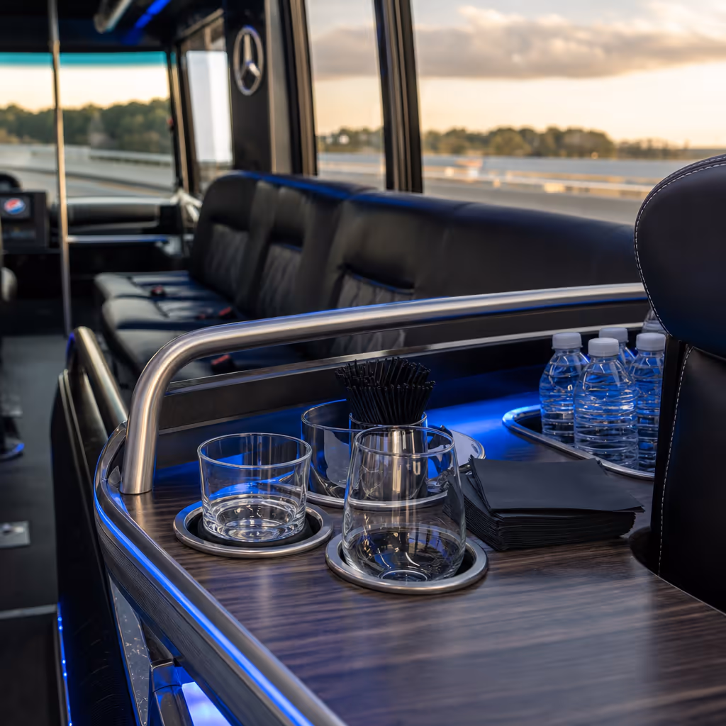 Chesapeake concert party bus rental photo 7