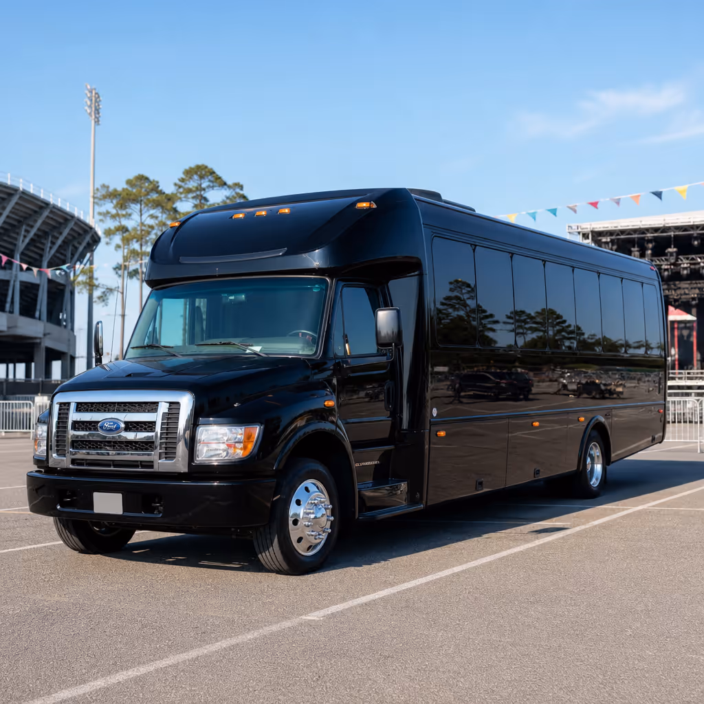 Chesapeake concert party bus rental photo 6