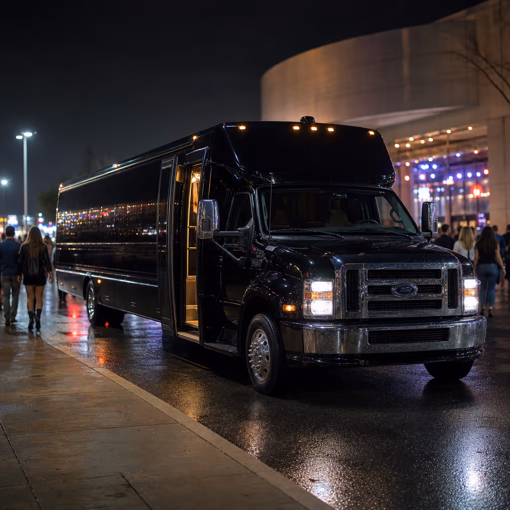 Chesapeake concert party bus rental photo 5
