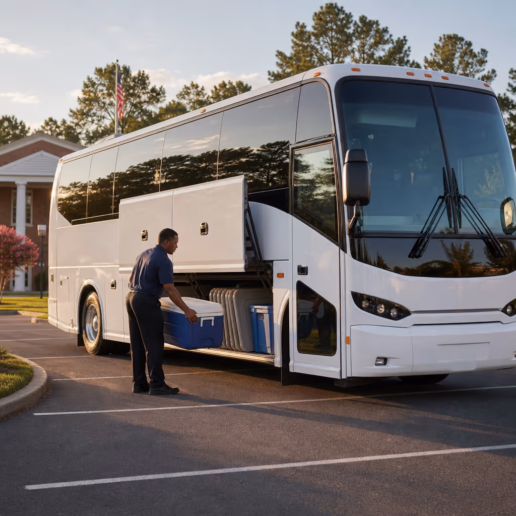 Chesapeake private event party bus rental photo 3