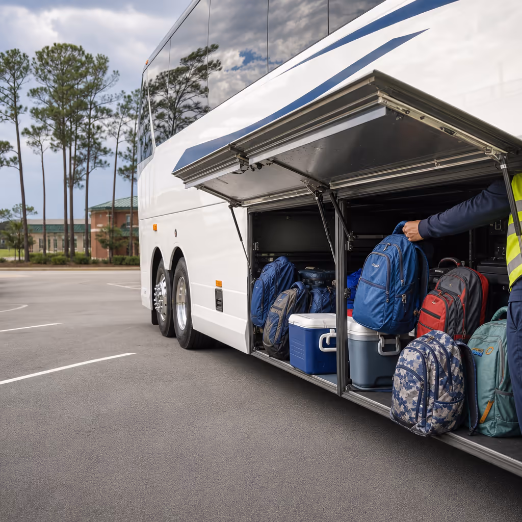 Chesapeake school event bus rental photo 6