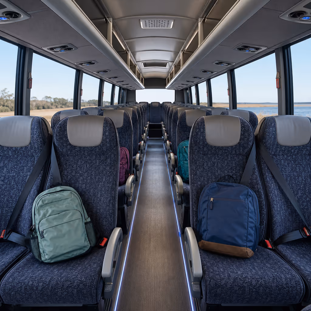Chesapeake school event bus rental photo 3