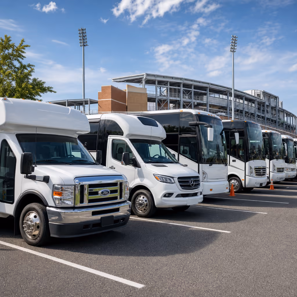 Chesapeake sporting event party bus rental photo 8