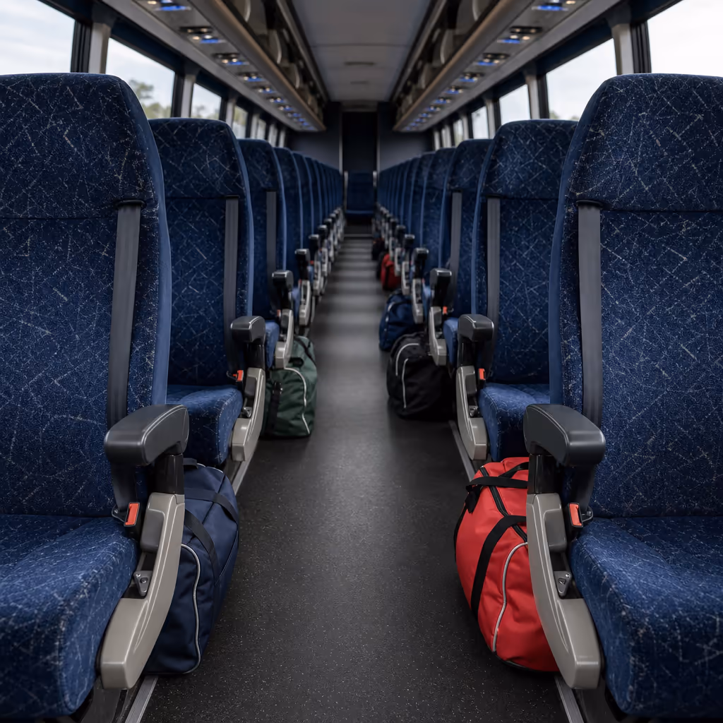 Chesapeake sporting event party bus rental photo 7