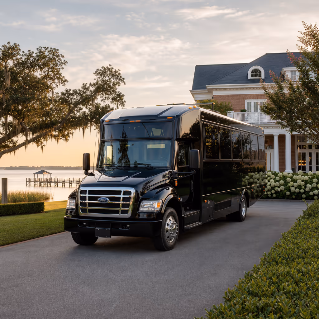 Chesapeake wedding transportation photo 8