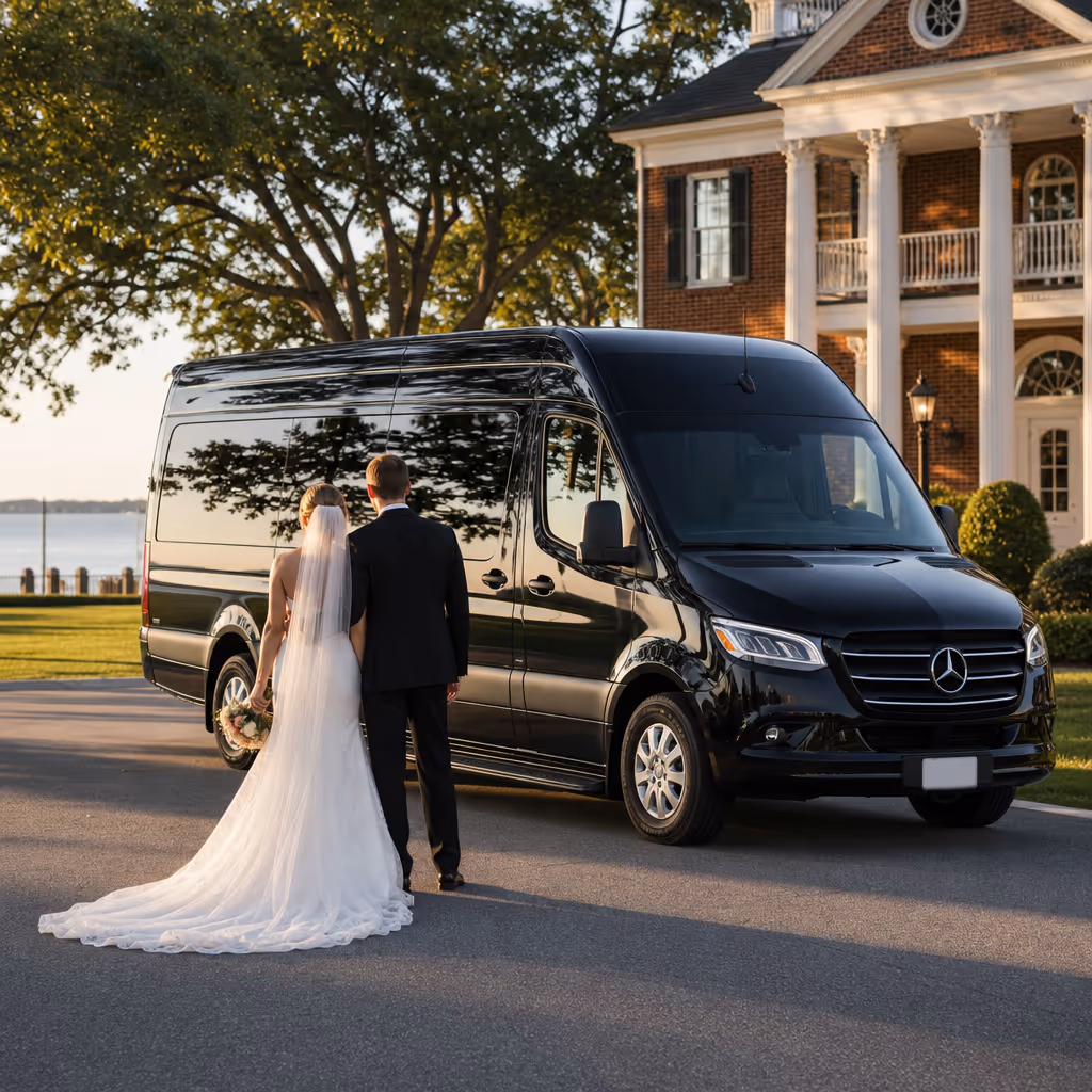 Chesapeake wedding transportation photo 4