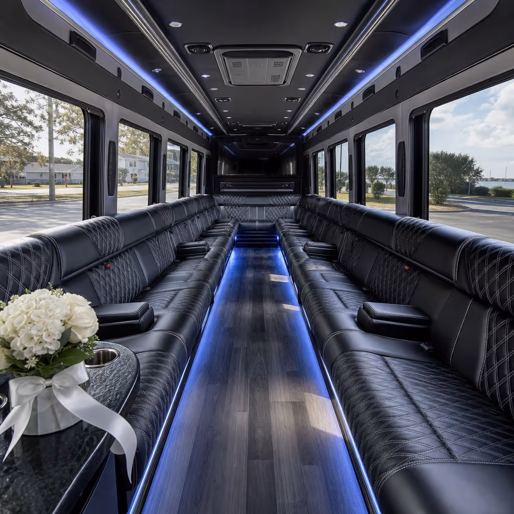 Chesapeake wedding transportation photo 3