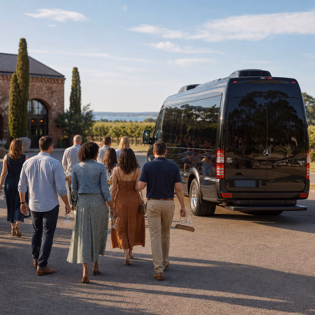 Chesapeake winery tour and pub crawl transportation photo 6