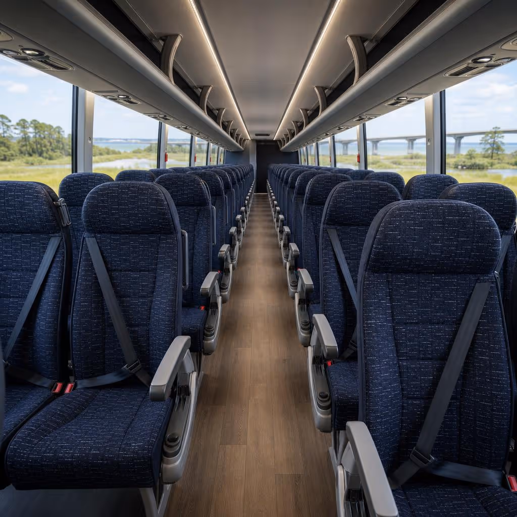 Charter Bus Interior