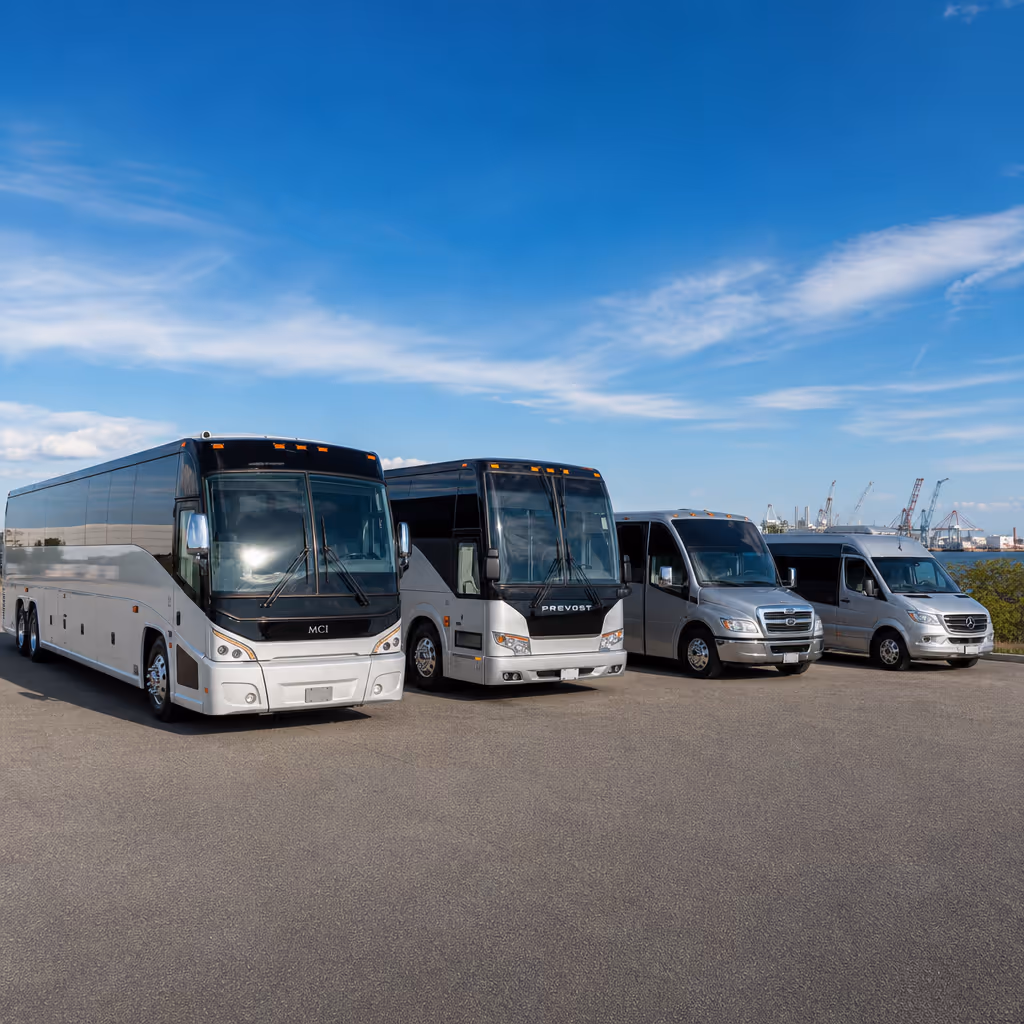 Party Bus Chesapeake luxury transportation fleet vehicle