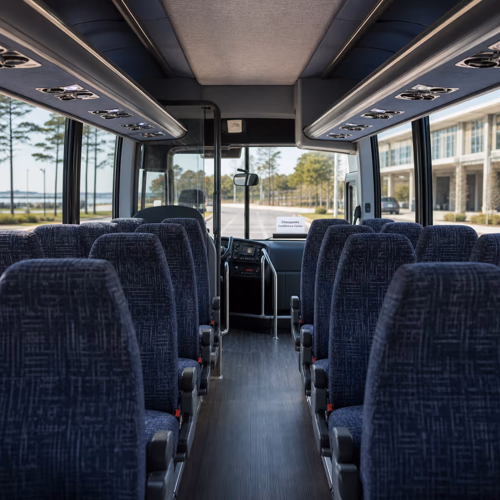 minibus rental interior